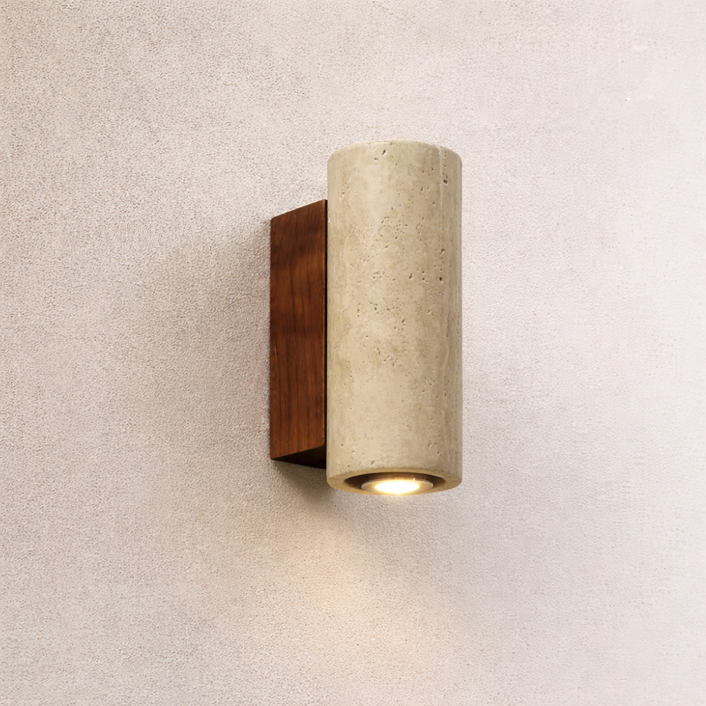 Travertine Wall Light