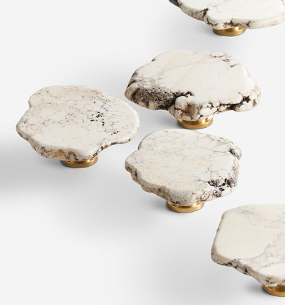 Marble & Brass Handle