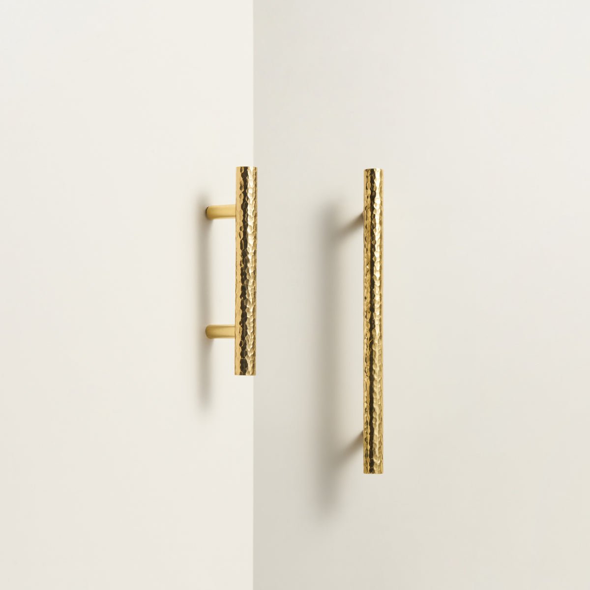 Hammered Brass Handle