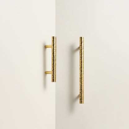 Hammered Brass Handle