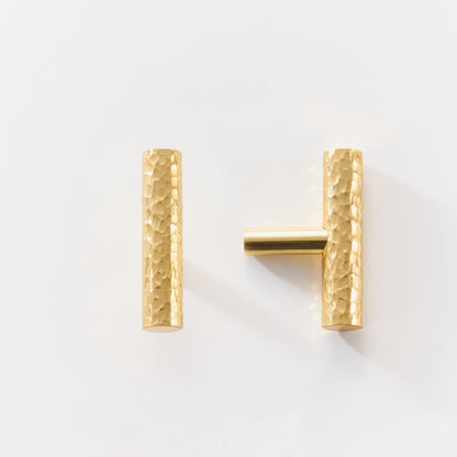 Hammered Brass Handle