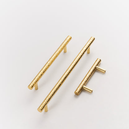 Hammered Brass Handle