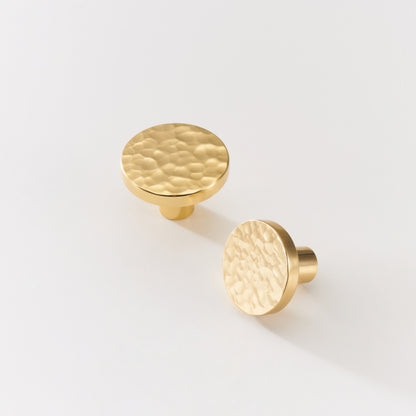 Hammered Brass Handle