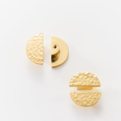 Hammered Brass Handle