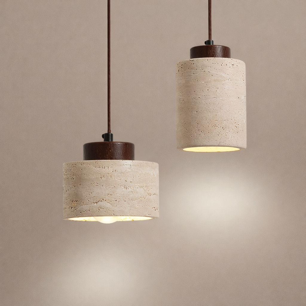 Travertine Pendant Light