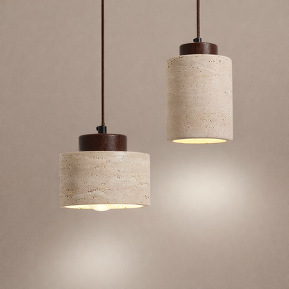 Travertine Pendant Light