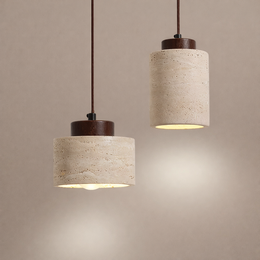 Travertine Pendant Light