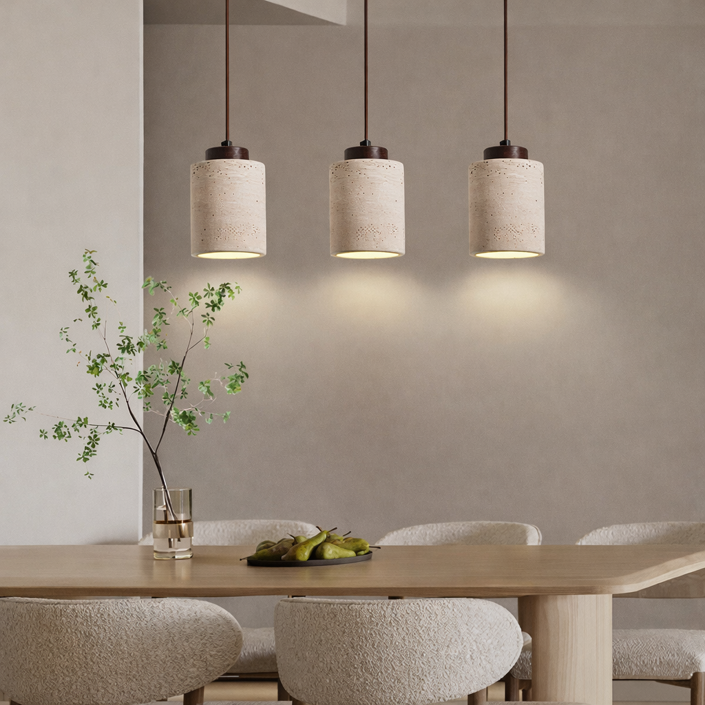 Travertine Pendant Light