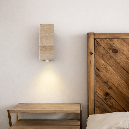 Travertine Wall Light