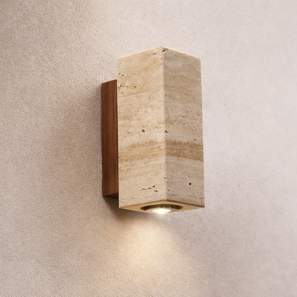 Travertine Wall Light