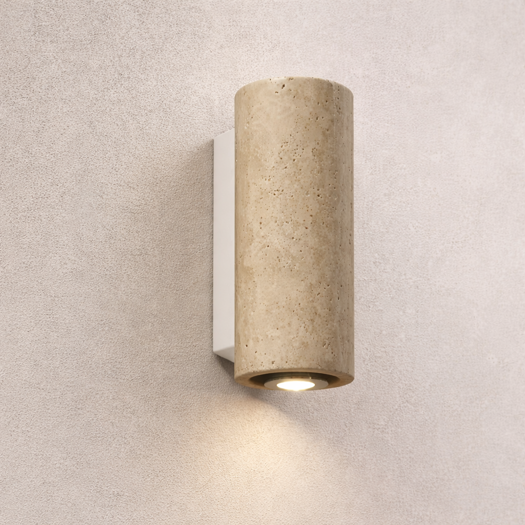 Travertine Wall Light