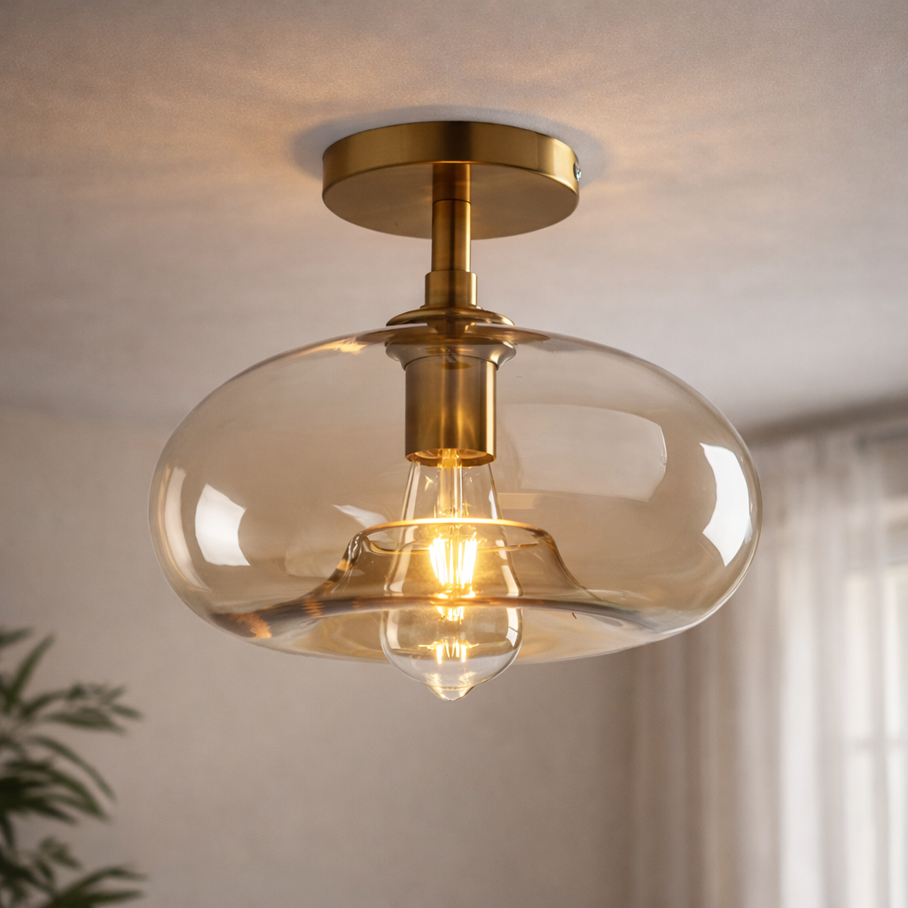 Glass Ceiling Light