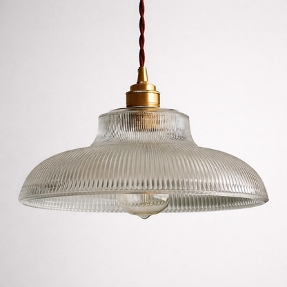 Ribbed Dome Pendant