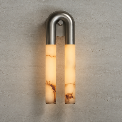 Alabaster Arc Wall Light