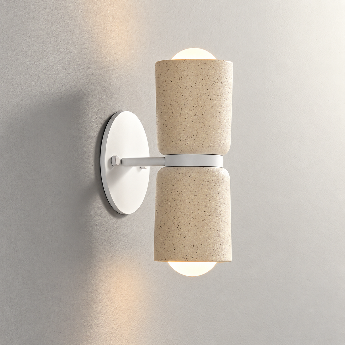 Double-Ended Stone Sconce