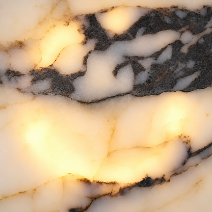Marble Flush-Mount Ceiling Light
