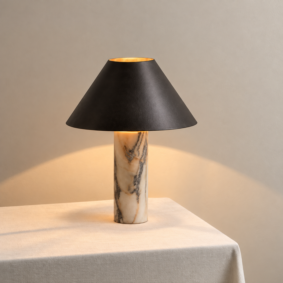 Marble Noir Table Lamp