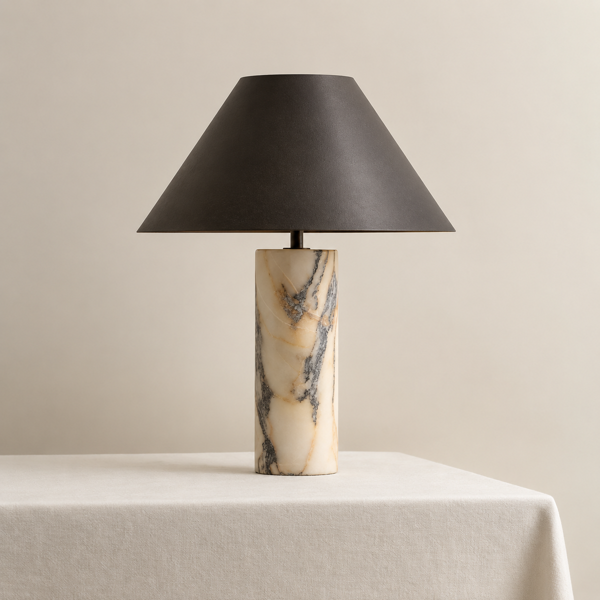 Marble Noir Table Lamp