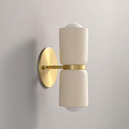 Double-Ended Stone Sconce