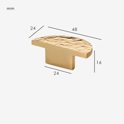 Hammered Brass Handle