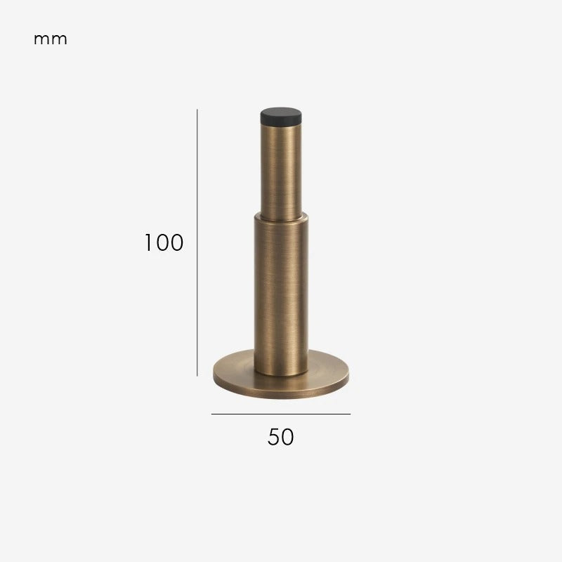Plain Brass Door Stopper